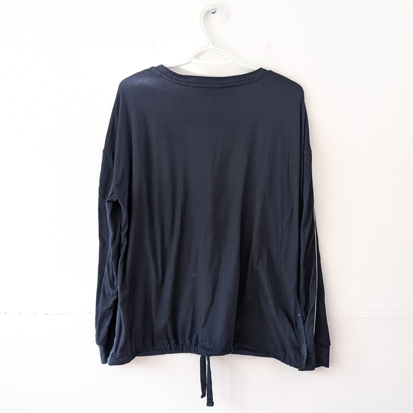 Star Wars Women's Navy Long Sleeve Tee with Yoda ~ Size Large - Picture 5 of 7